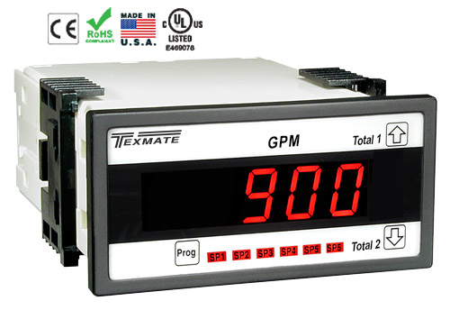 Texmate Panel Meter DI-50-FLOW